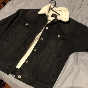 Black jean jacket